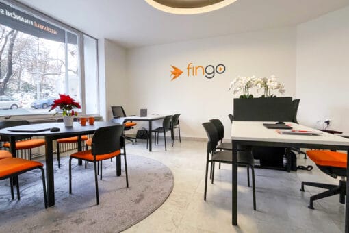 Vnitřní prostory pobočky FinGO Premium